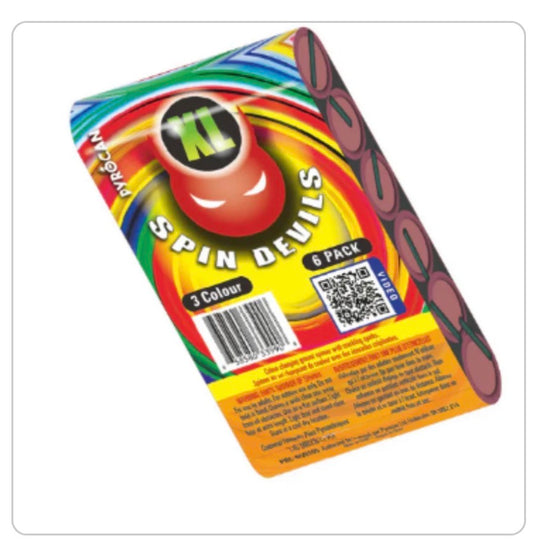 Spinning Devils  (1 pack)