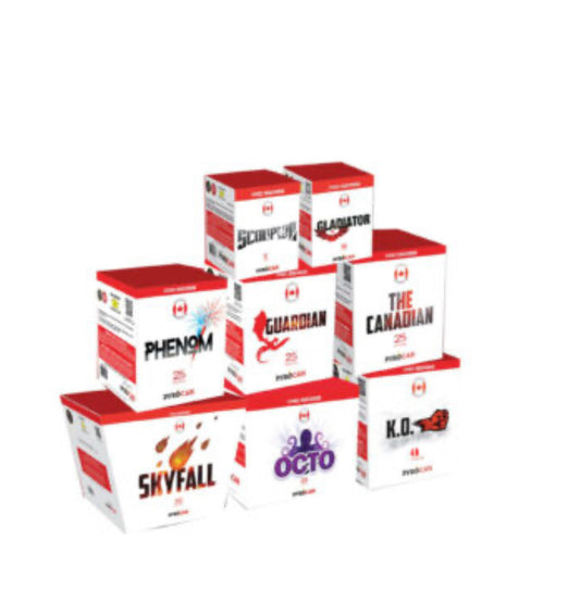 Pyrocan Pro set ( 8 cake)
